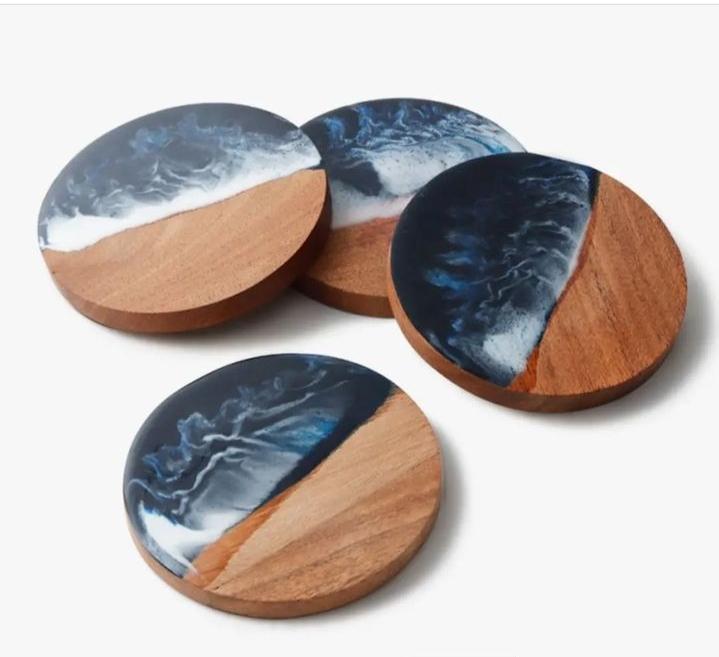 Wooden Coasters Seashore